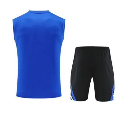 2025/26 Inter Milan Retro Blue Training Kits Football Vest Suits