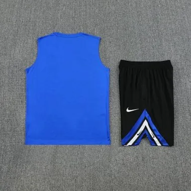 2025/26 Inter Milan Retro Blue Training Kits Football Vest Suits