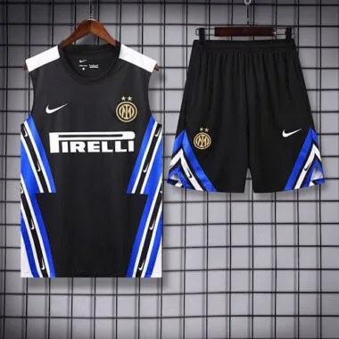 25-26 Inter Milan Retro Black Training Kits Vest Suits Cheap Football Jersey Wholesale Yupoo