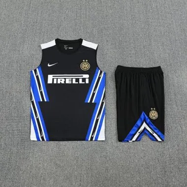25-26 Inter Milan Retro Black Training Kits Vest Suits Cheap Football Jersey Wholesale Yupoo