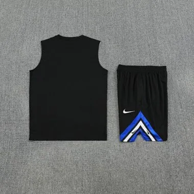 25-26 Inter Milan Retro Black Training Kits Vest Suits Cheap Football Jersey Wholesale Yupoo
