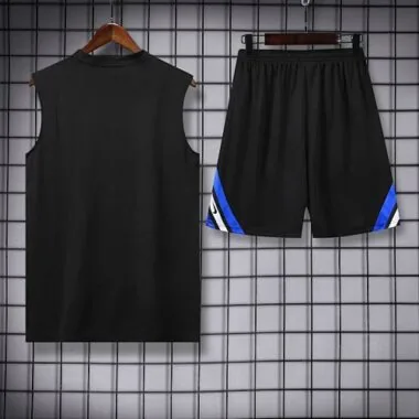25-26 Inter Milan Retro Black Training Kits Vest Suits Cheap Football Jersey Wholesale Yupoo