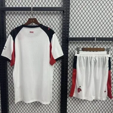 25-26 Kids AC Milan Away Kit Cheap Soccer Jerseys Yupoo