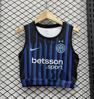 25-26 Inter Milan Women#039;s Vest Home Kit S-XL Cheap Football Jersey Wholesale Yupoo