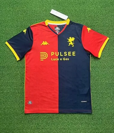 25-26 Genoa Home Kit S-4XL Cheap Football Jersey Wholesale Yupoo