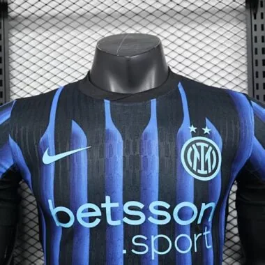 Inter Mailand Heimtrikot für 25–26 Spieler, Größe S–4XL