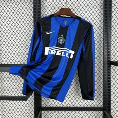 2004-05 Retro Long Sleeves Inter Milan Home