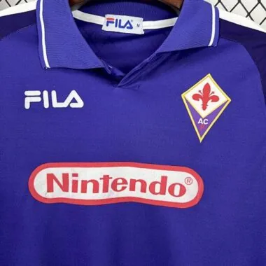 1998-99 Retro Long Sleeves Fiorentina Home S-XXL