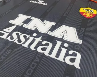 1999-2000 Retro Kids AS Roma Away Kit
