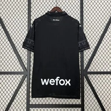 23-24 AC Milan Fouth Kit Black Shirt