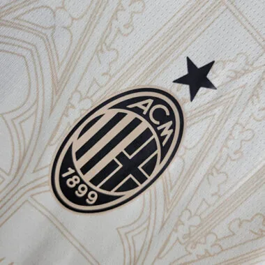 23-24 AC Milan Fouth Kit Beige Shirt