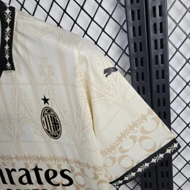 23-24 AC Milan Fouth Kit Beige Shirt