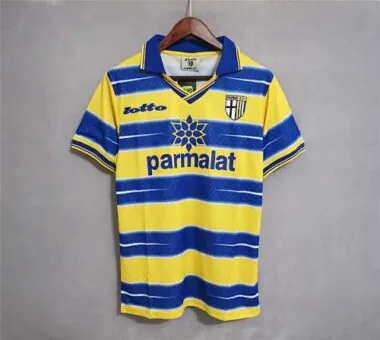 98-99 Parma third away yellowblue Cheap Football Kit