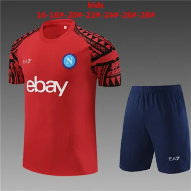 23-24 Napoli Training Kids Soccer Jerseys Yupoo