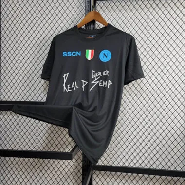 2023/24 Napoli × Geolier Special Edition Black Kit
