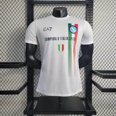 23-24 Napoli White Champions Player Version
