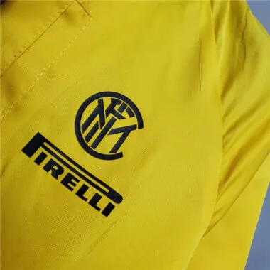 Casaco de vento amarelo do Inter de Milão 20-21