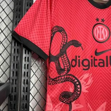 24-25 Inter Milan Snake Red Special Edition Kit Soccer Unifrom