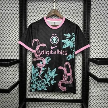 24-25 Inter Milan Snake Black Special Edition Kit Soccer Unifrom