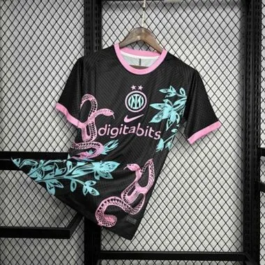 24-25 Inter Milan Snake Black Special Edition Kit Soccer Unifrom