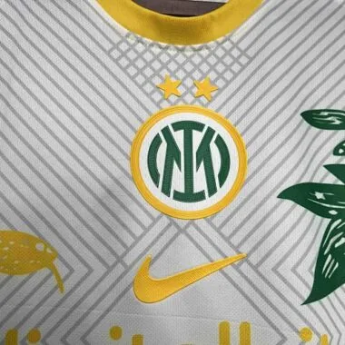 24-25 Inter Milan Snake Yellow Special Edition Kit Soccer Unifrom