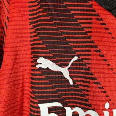 23-24 Kids AC Milan Home Size 16-28 Soccer Jersey