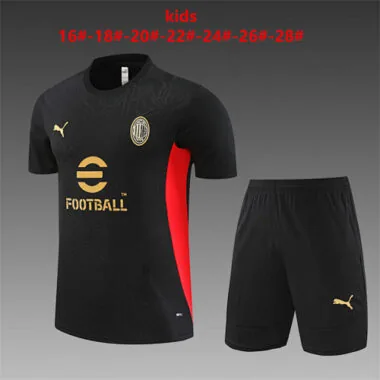 24-25 AC Milan Kids Training Soccer Jerseys Yupoo