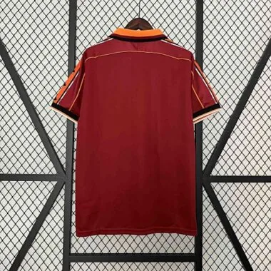 98-99 Roma Home Retro Kit Soccer Uniform