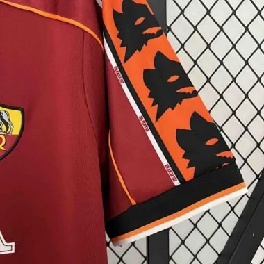 98-99 Roma Home Retro Kit Soccer Uniform