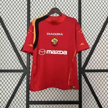 04-05 Roma Home Retro Kit Football Apparel
