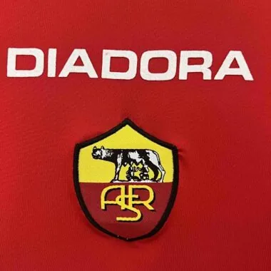04-05 Roma Home Retro Kit Football Apparel