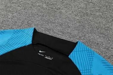 22-23 Inter Milan training suit short sleeve kit Black Blue