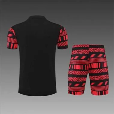 2022/23 AC Milan Training Short Sleeve Kit Black