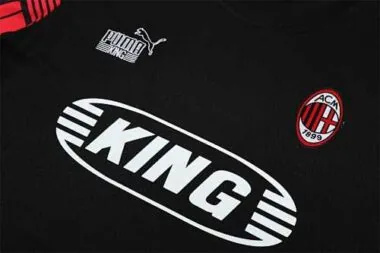 2022/23 AC Milan Training Short Sleeve Kit Black