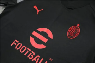 Tenue d'entraînement de l'AC Milan 22-23, noire