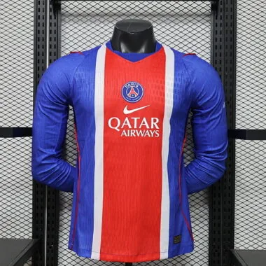 26-27 Player PSG Home Long Sleeve Kit S-3XL Cheap Football Jersey Wholesale Yupoo