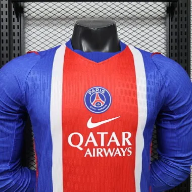 26-27 Player PSG Home Long Sleeve Kit S-3XL Cheap Football Jersey Wholesale Yupoo