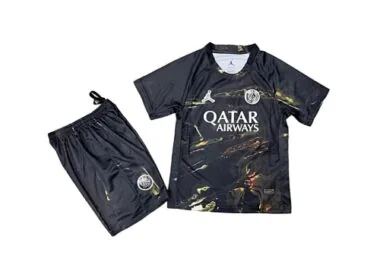25-26 Kids PSG Fifth Away Kits Cheap Football Jersey Wholesale Yupoo