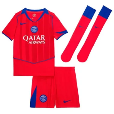 25-26 Kids PSG Third Away Kids Full Kit Cheap Football Jersey Wholesale Yupoo