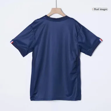 25-26 Kids PSG Home Kids Full Kit Cheap Football Jersey Wholesale Yupoo