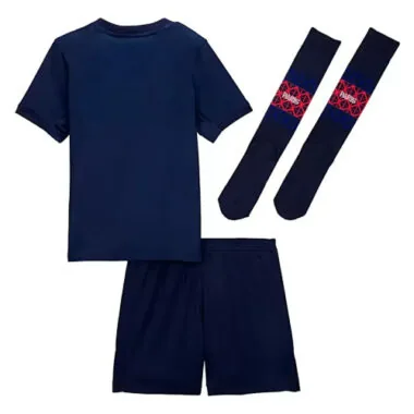 25-26 Kids PSG Home Kids Full Kit Cheap Football Jersey Wholesale Yupoo