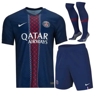 25-26 PSG Home Full Kit Cheap Football Jersey Wholesale Yupoo