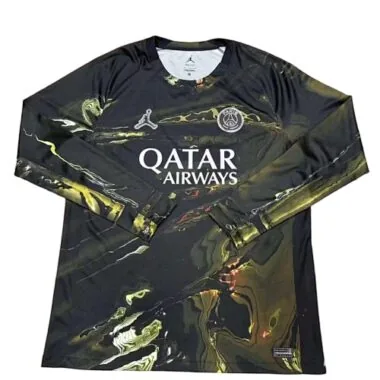 25-26 PSG Fifth Away Long Sleeve Kit Cheap Football Jersey Wholesale Yupoo