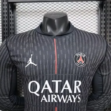 25-26 Player PSG Fourth Away Long Sleeve Kit S-3XL Cheap Football Jersey Wholesale Yupoo