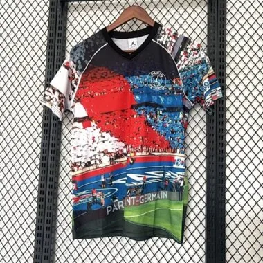 25-26 PSG Black Cat Training Kit Cheap Football Jersey Wholesale Yupoo