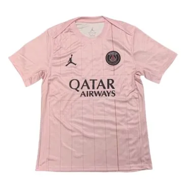 25-26 PSG Pre-Match Pink Kit S-4XL Cheap Football Jersey Wholesale Yupoo