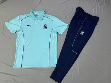 25-26 Marseille Training Kits Tracksuits Polo Cheap Football Jersey Wholesale Yupoo
