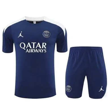 25-26 PSG x Jordan Navy Training Kits Football Tracksuits Cheap Football Jersey Wholesale Yupoo