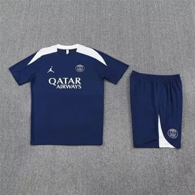 25-26 PSG x Jordan Navy Training Kits Football Tracksuits Cheap Football Jersey Wholesale Yupoo