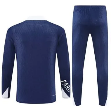 25-26 PSG Navy Training Kits Long Football Tracksuits Cheap Football Jersey Wholesale Yupoo
